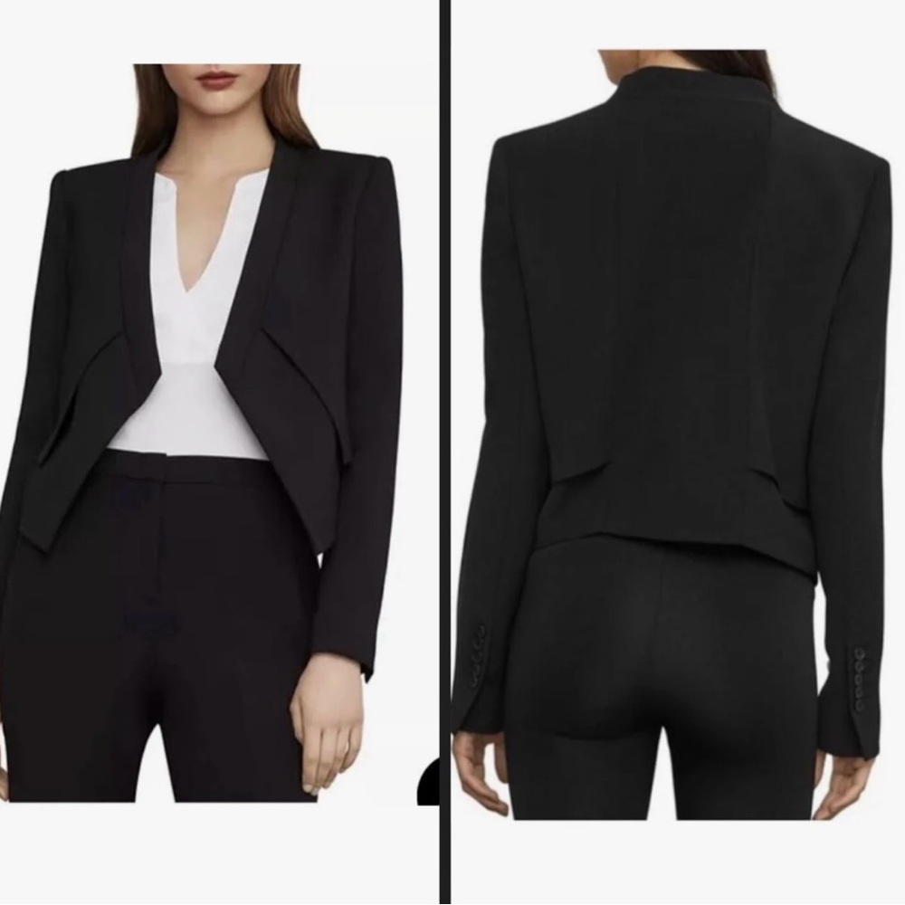 BCBGMaxAzria new cropped Black Blazer Jacket